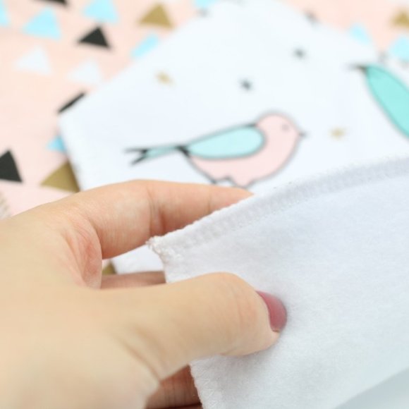 KaWaii Stylish Triangle Bandana Bib Scarfs for feeding teething drooling 4-Pack - Picture 8 of 9